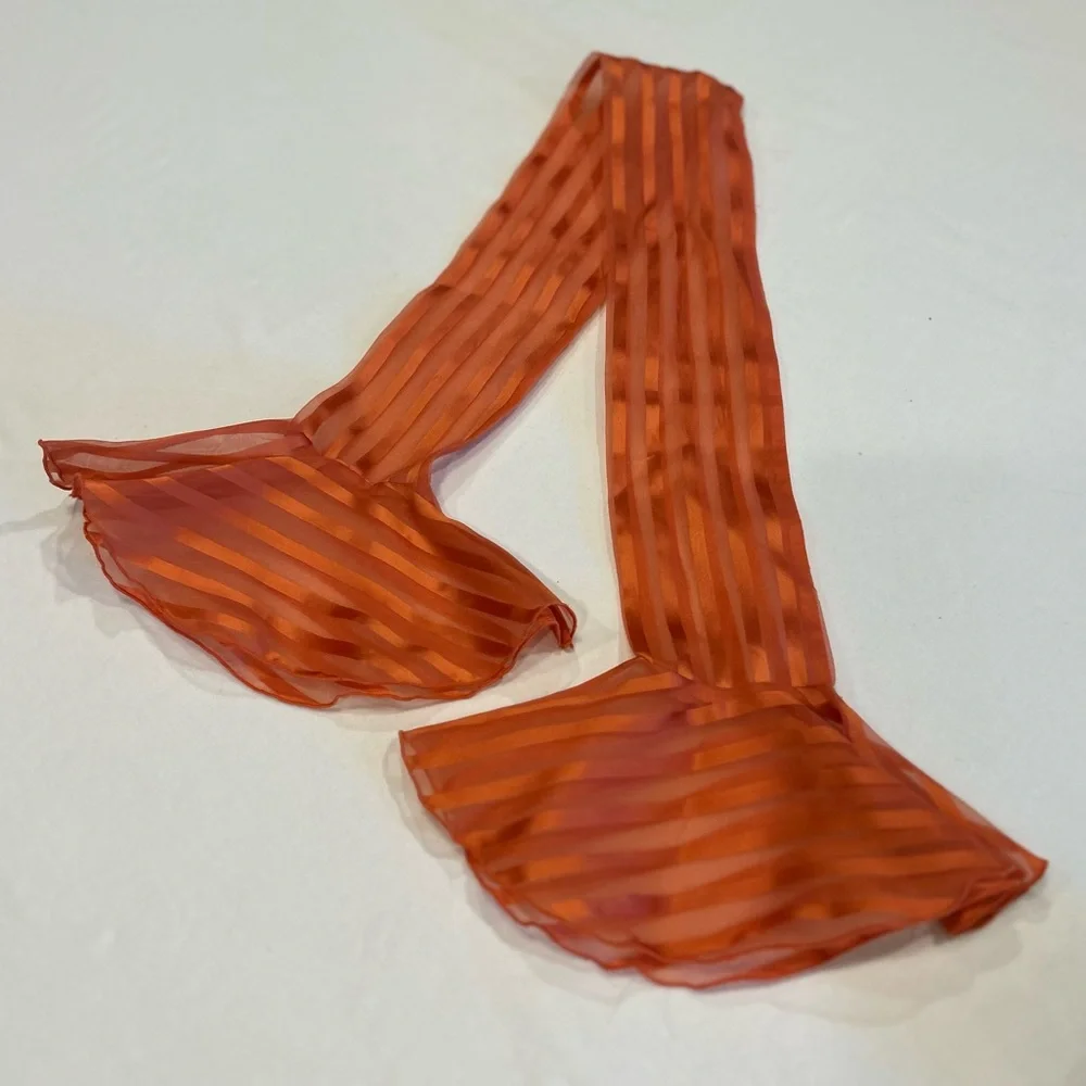 Vintage Shiny Rust Necktie